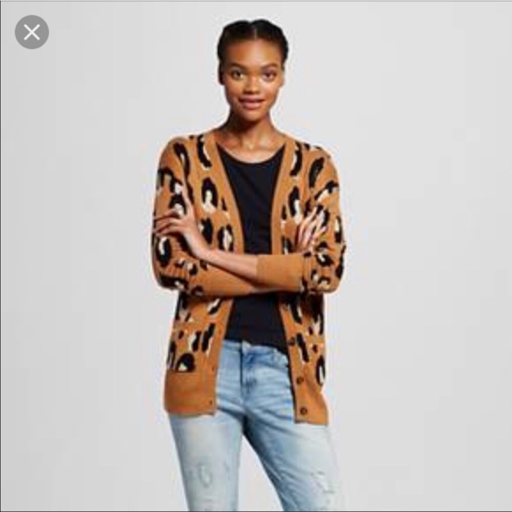 Leopard Print Cardigan